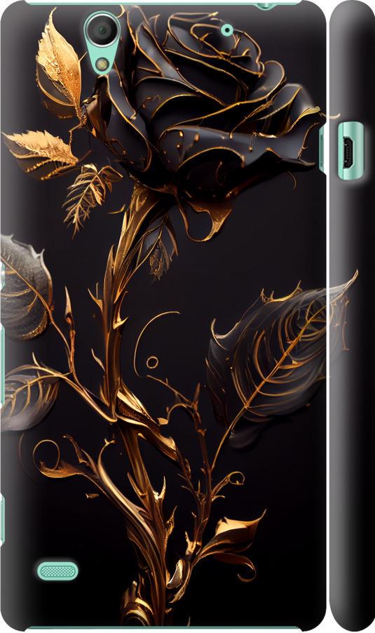 Чехол на Sony Xperia C4 E5333 Роза 3 (5552c-295-42517) Чехол на Sony Xperia C4 E5333 Роза 3 (5552c-295-42517)