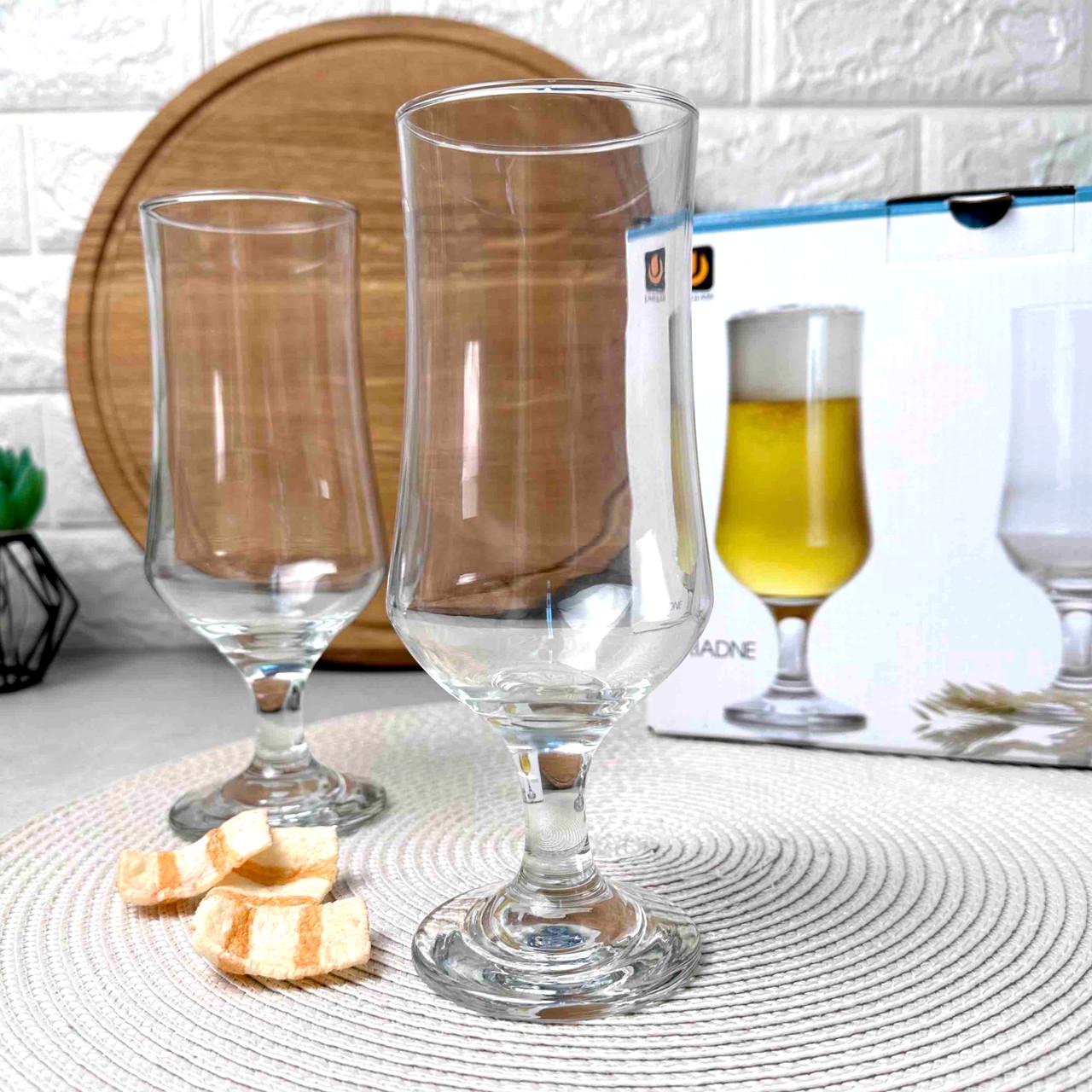 Келихи пивні на ніжці Uniglass Ariadne Туліп 12 шт. 365 мл Келихи пивні на ніжці Uniglass Ariadne Туліп 12 шт. 365 мл