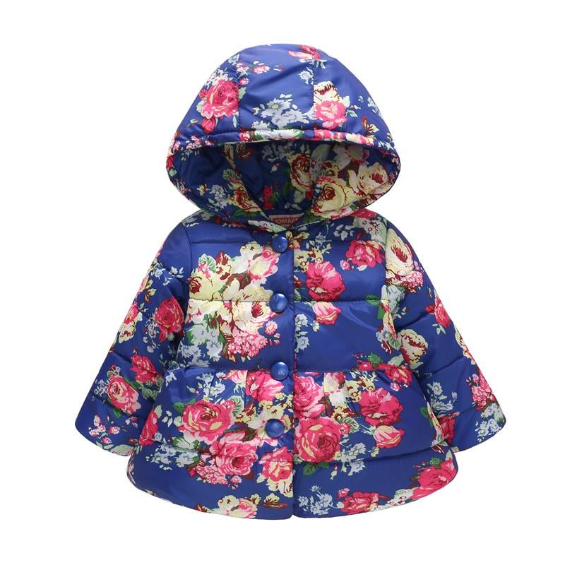Куртка для девочки Jomake Бутоны роз демисезонная р. 90 (51154)