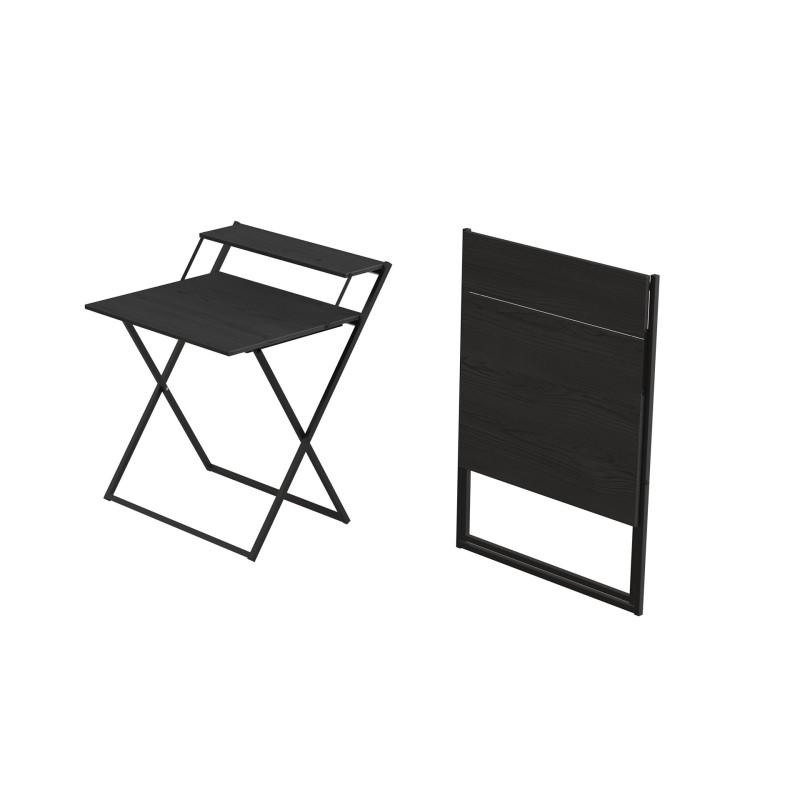 Стіл трансформер Ferrum-decor Kompakt 2 метал/ДСП 16 мм Чорний/Сосна Кембра (FRD-104692) - фото 4