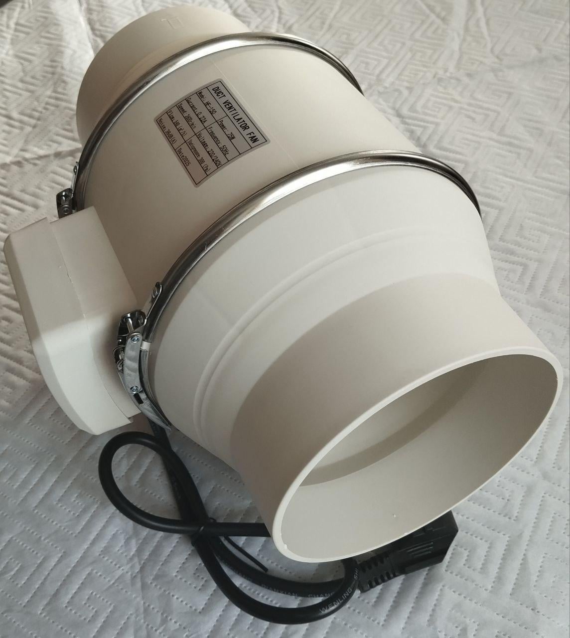 Вентилятор канальный ZLE Co HF-150 смешанного типа d 150 мм