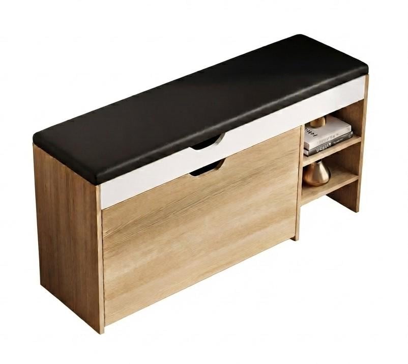 Тумба для обуви Comfort Home с мягким сиденьем 100х30х50 см (1726)