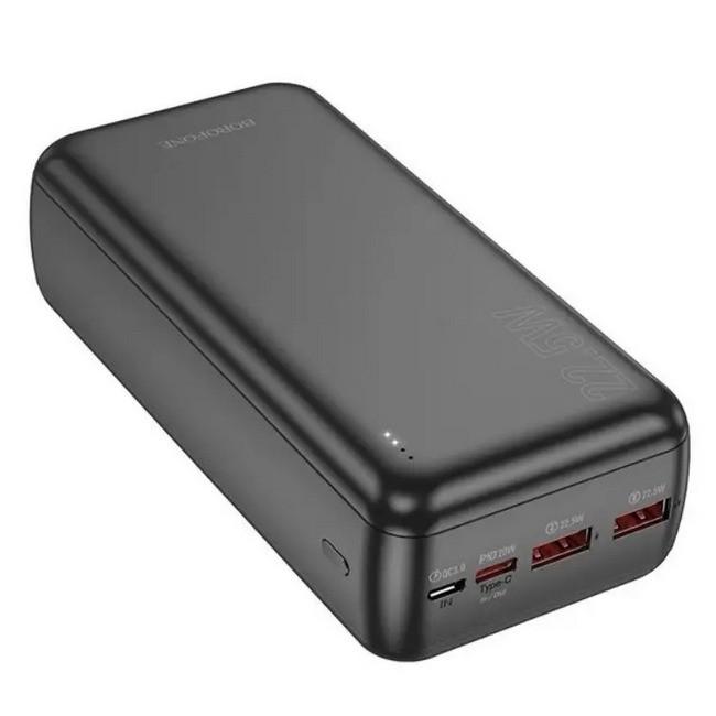 Повербанк BOROFONE BJ38B 30000mAh 2USB Type-C 2A Black (020679) - фото 2