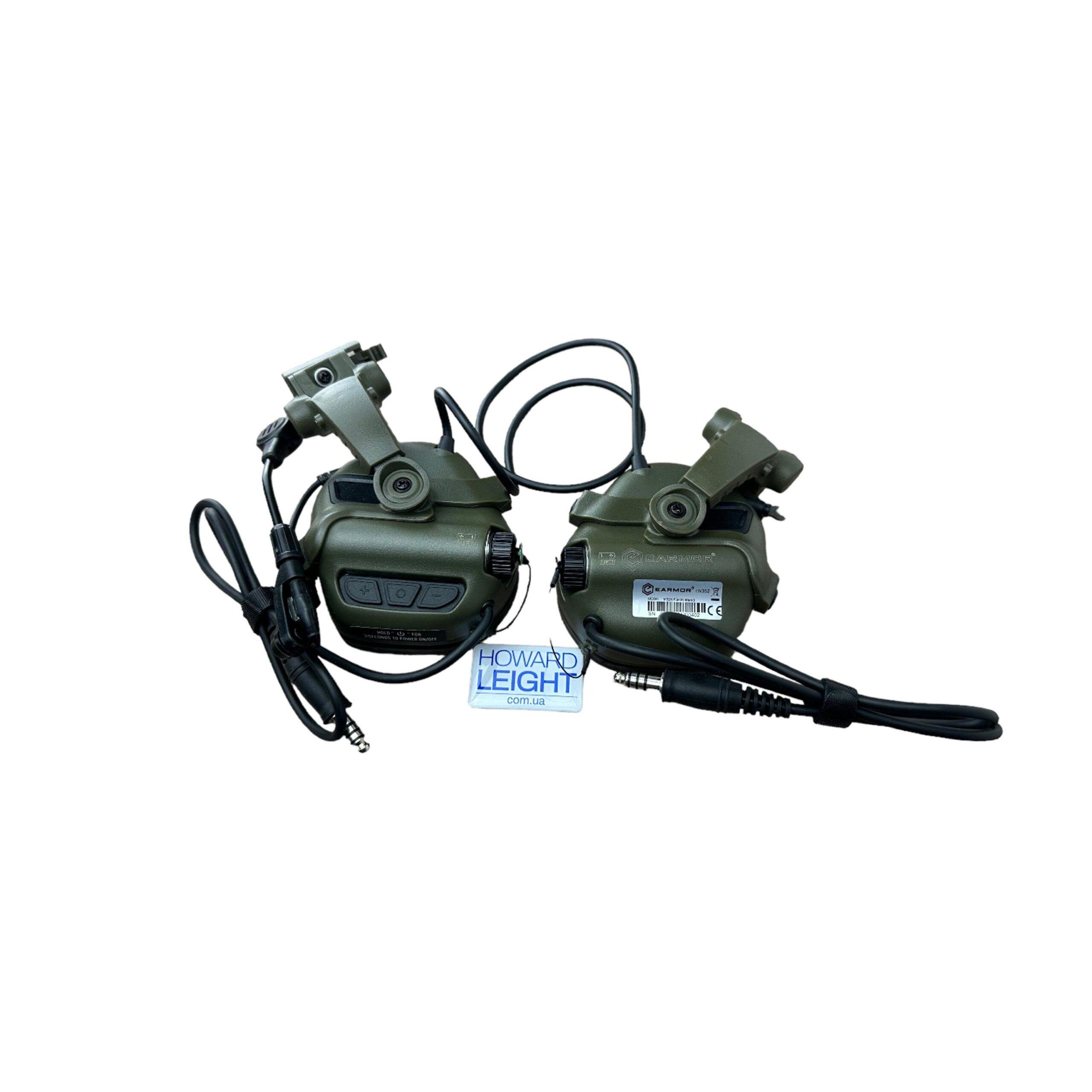 Навушники активні захисні EARMOR M32X MARK3 Dual Olive (EM-M32X-FG-MARK3-DL) - фото 9