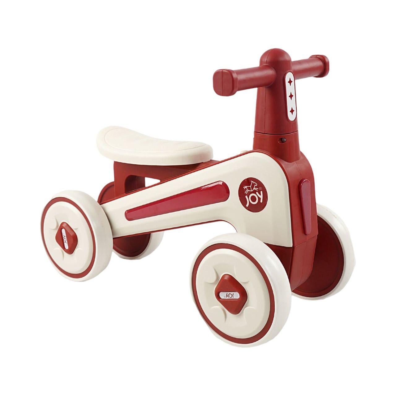 Беговел 4-х колесный Joy SL-10603 колеса 6" PU/пластиковая рама/украинское озвучивание/подсветка Красный (23994547)