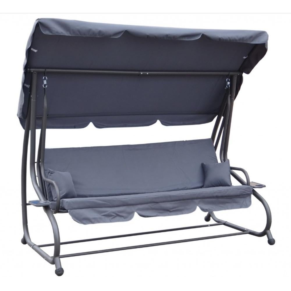 Качели садовые Bonro Garden 4 местная 230 см Серый (80000013)