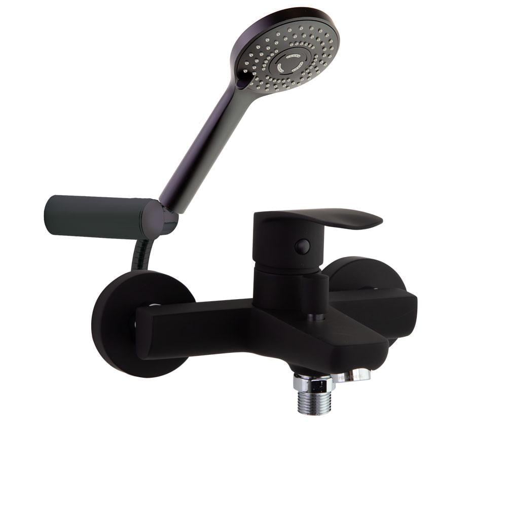 Смеситель для ванны/душа Ramon Soler FLY с ручным душем Черный матовый (570502BTNM57C303581)