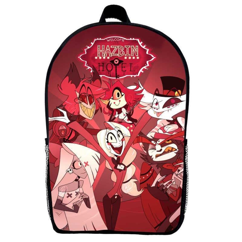 Школьный рюкзак Hazbin Hotel 013 39х27х14 см 14 л Черный (2356728230)