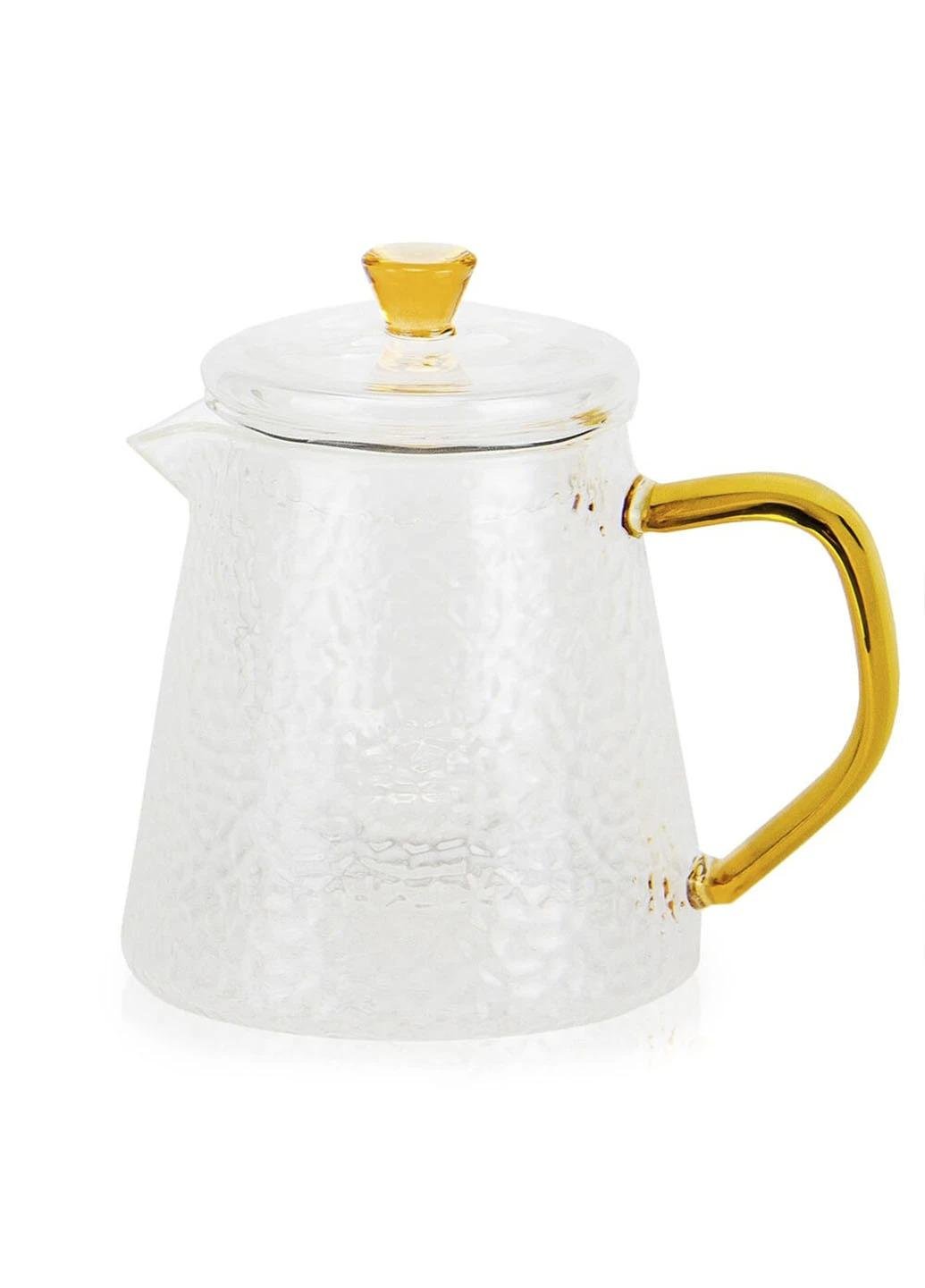 Кувшин для напитков и чая Idea Nice tea party 1,5 л стеклянный Прозрачный (1006Е)