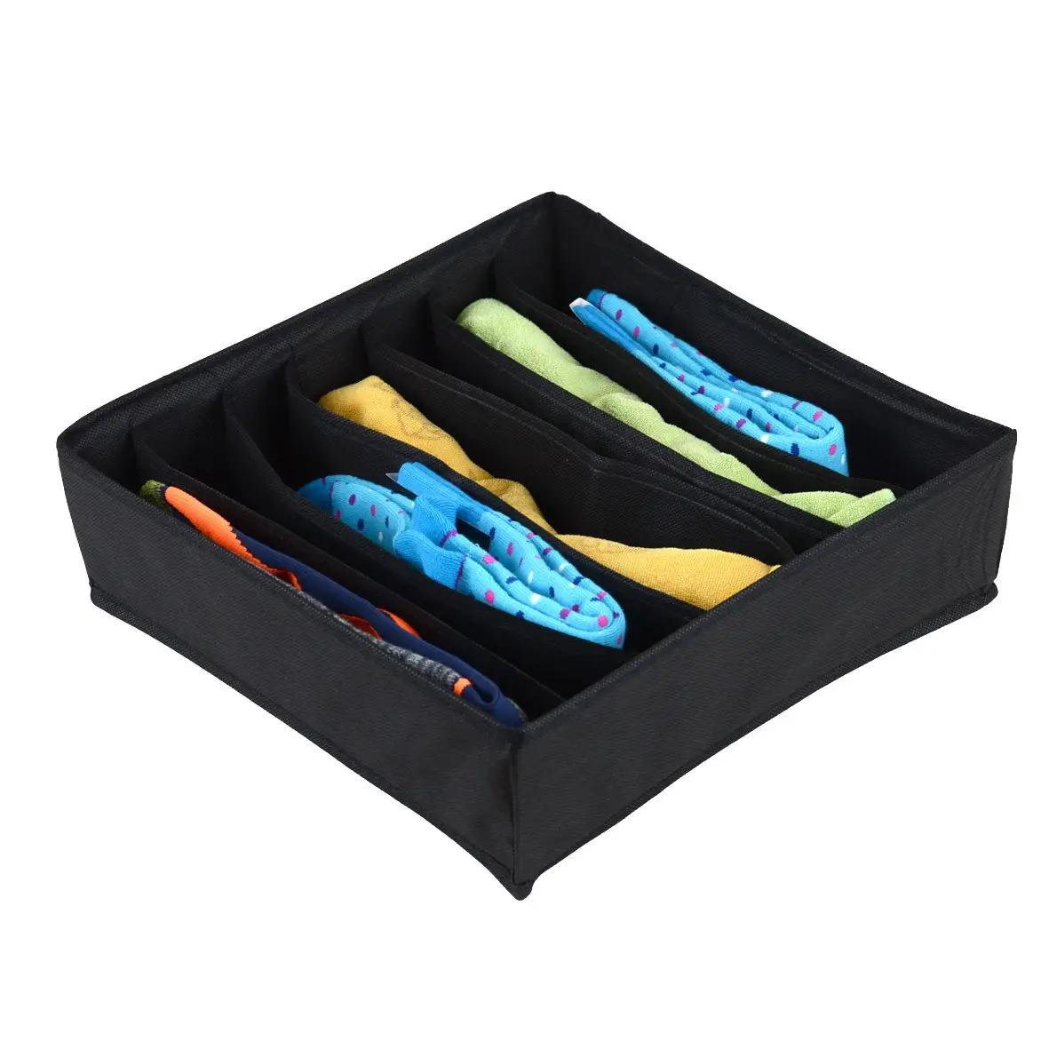 Набор органайзеров для нижнего белья 4 шт. Черный (ОДШ-102-25) - фото 8 Набор органайзеров для нижнего белья 4 шт. Черный (ОДШ-102-25) - фото 8