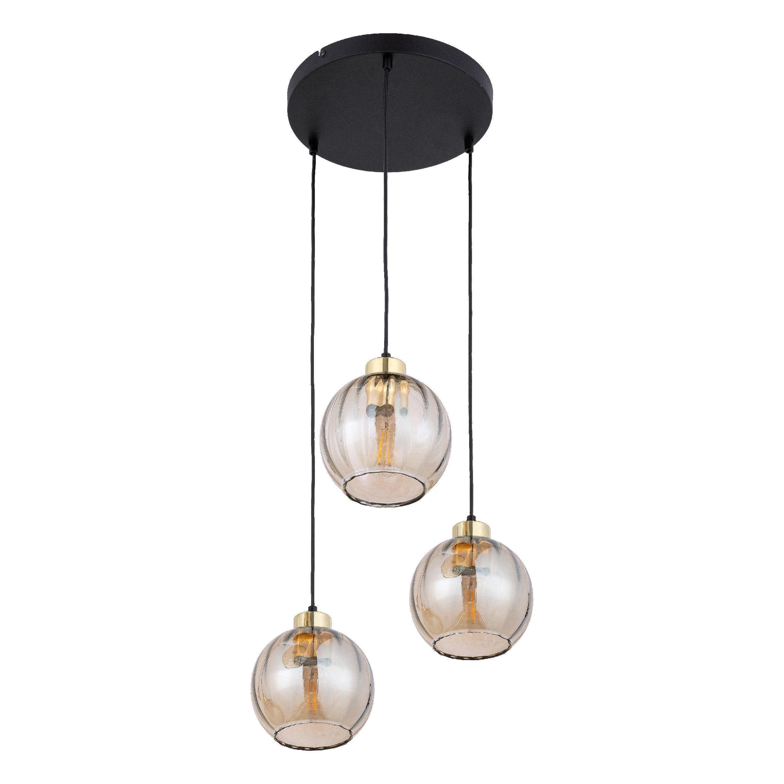 Світильник підвісний Tk Lighting Devi Amber (4637)