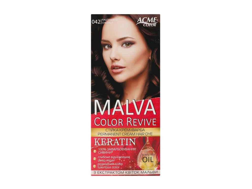 Крем-краска MALVA COLOR REVIVE 042 Каштановый (1039665)