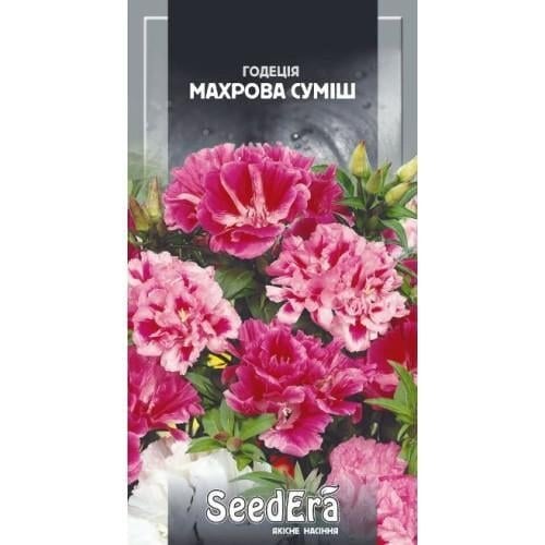 Семена цветов Годеция Крупноцветковая махровая смесь Семейный сад 0,3 г (CS-0995)