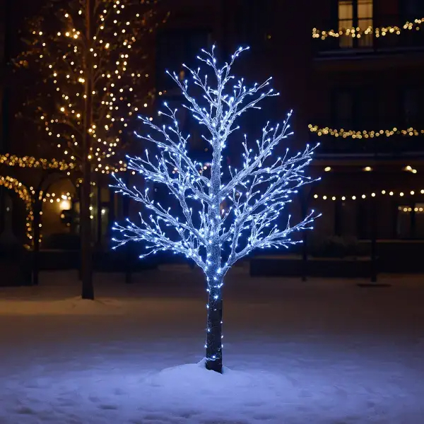 Гірлянда нитка вулична 300 LED 30 м від мережі біла нитка Білий - фото 1 Гірлянда нитка вулична 300 LED 30 м від мережі біла нитка Білий - фото 1