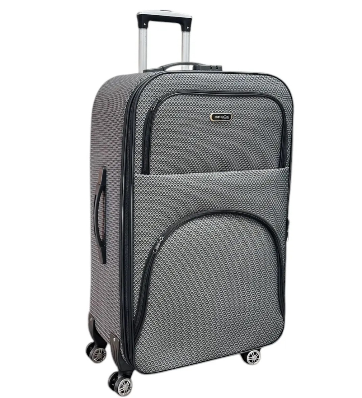 Чемодан тканевый Impertex TK003-L водонепроницаемый на 4 двойных колесах большой L 120 л