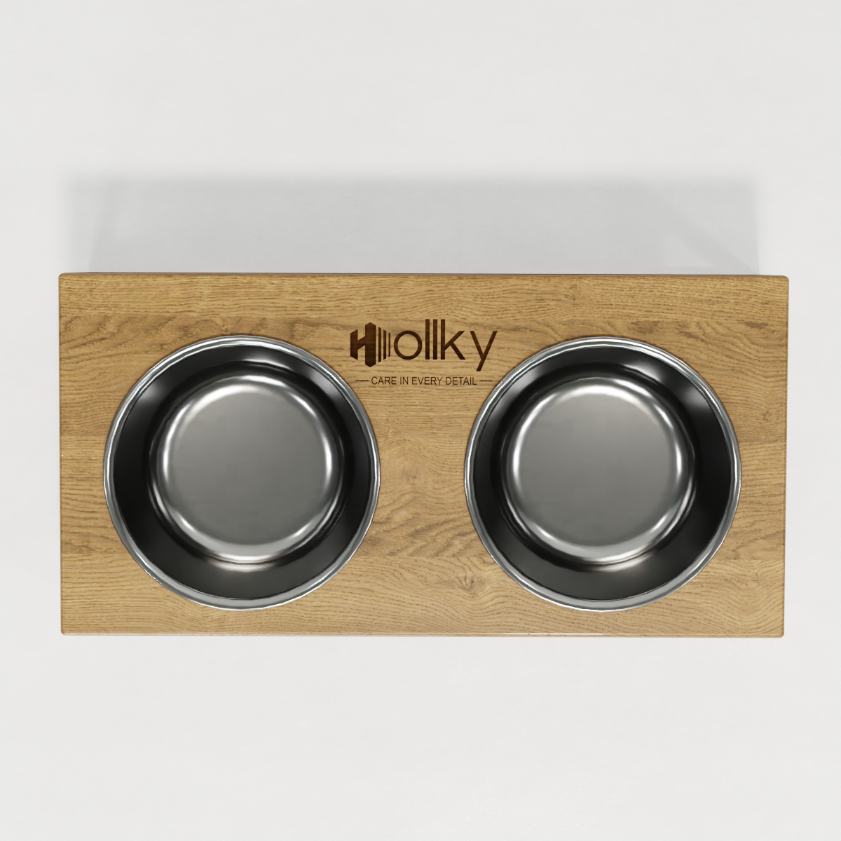 Миски на подставке для средних собак и больших котов Hollky Base M 2х0,95 л (BM-422110-GLNT) - фото 7 Миски на подставке для средних собак и больших котов Hollky Base M 2х0,95 л (BM-422110-GLNT) - фото 7