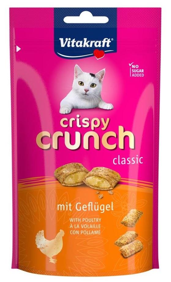 Лакомство для кошек Vitakraft Crispy Crunch подушечки с мясом птиц 60 г (1886299051)