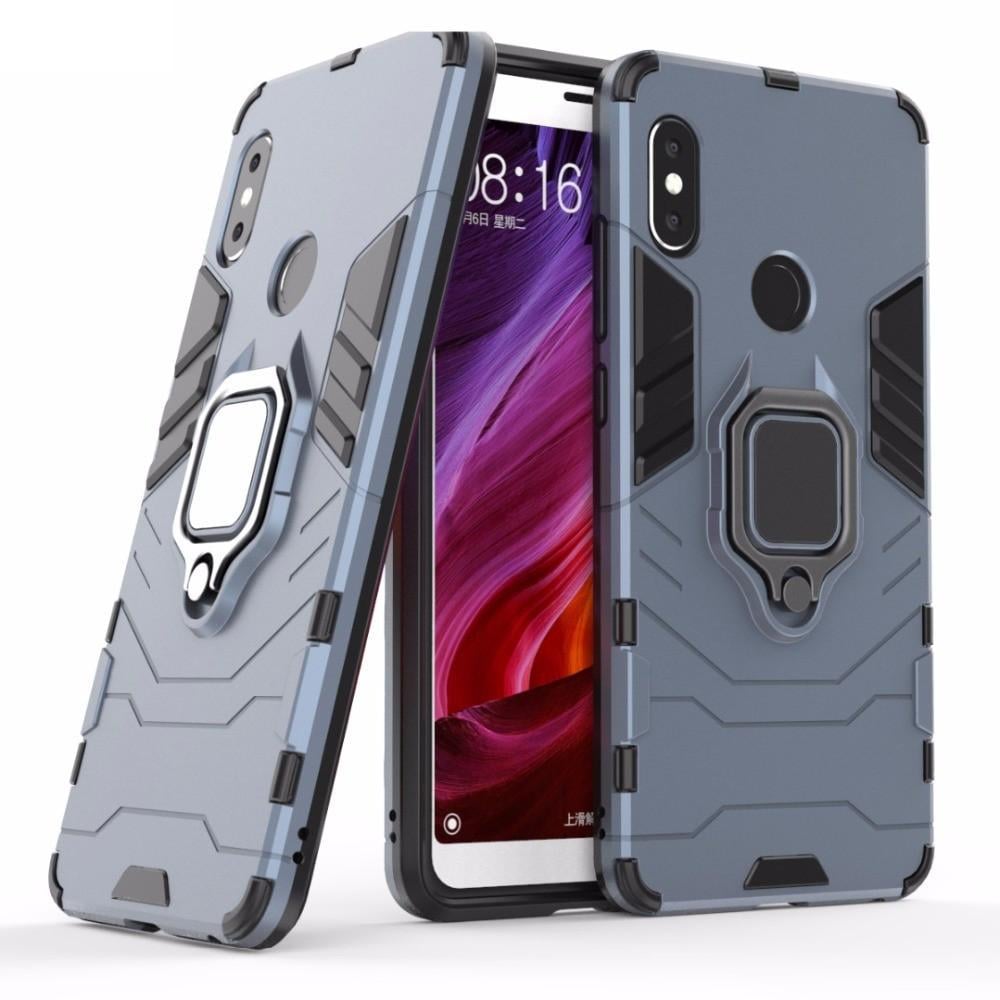 Противоударный чехол Transformers для Xiaomi Redmi Note 5 (подставка кольцо) Graphite (07354-40)