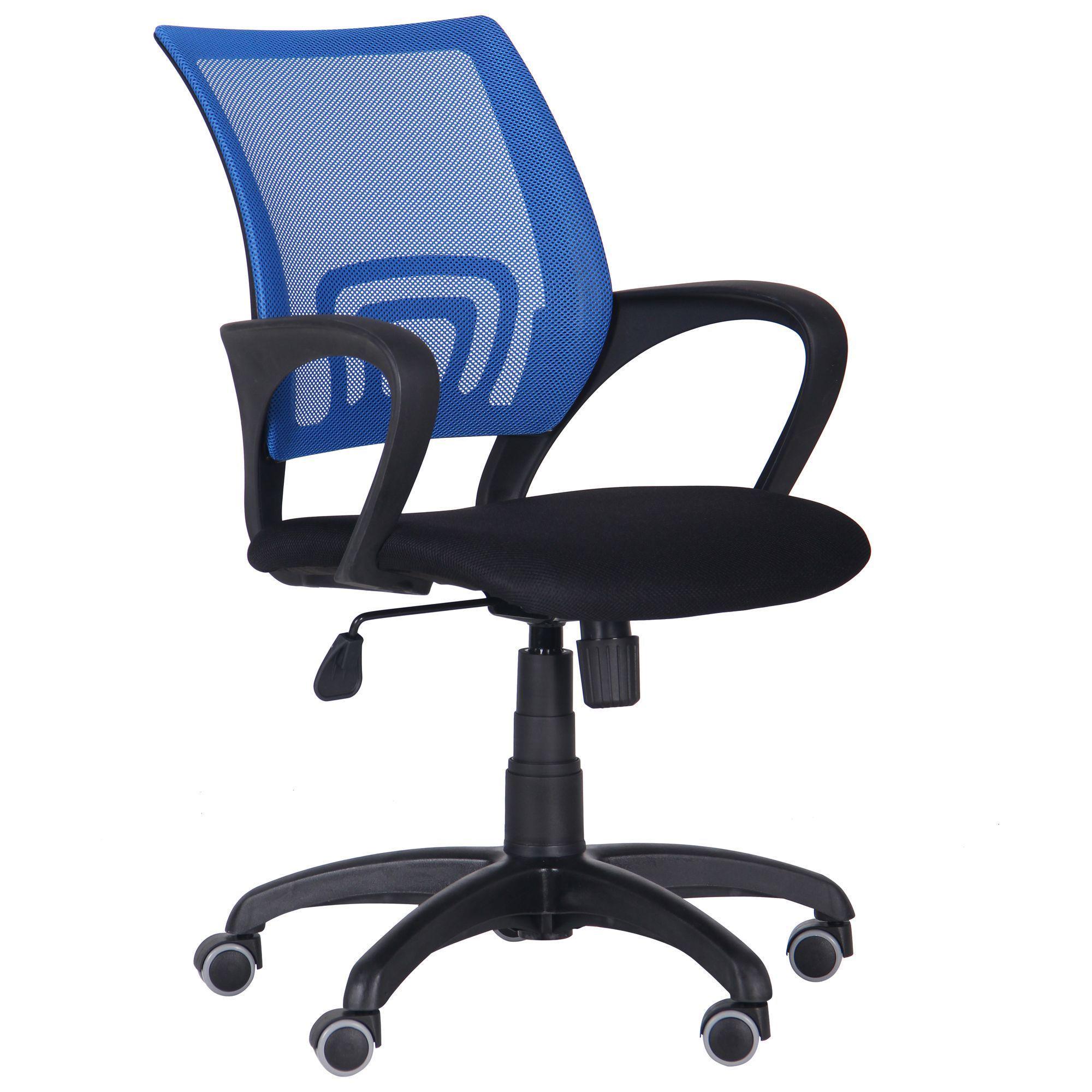 Компьютерное кресло AMF Веб 900+130х550х620 Черный/Синий