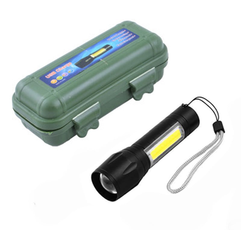 Ліхтар компактний акумуляторний Led USB Cop BL-511 (1000329-Black-BL)