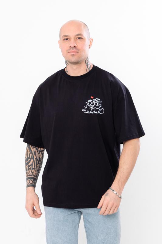 Футболка чоловіча Носи Своє Family look р. 50 Чорний (8383-L-v3)
