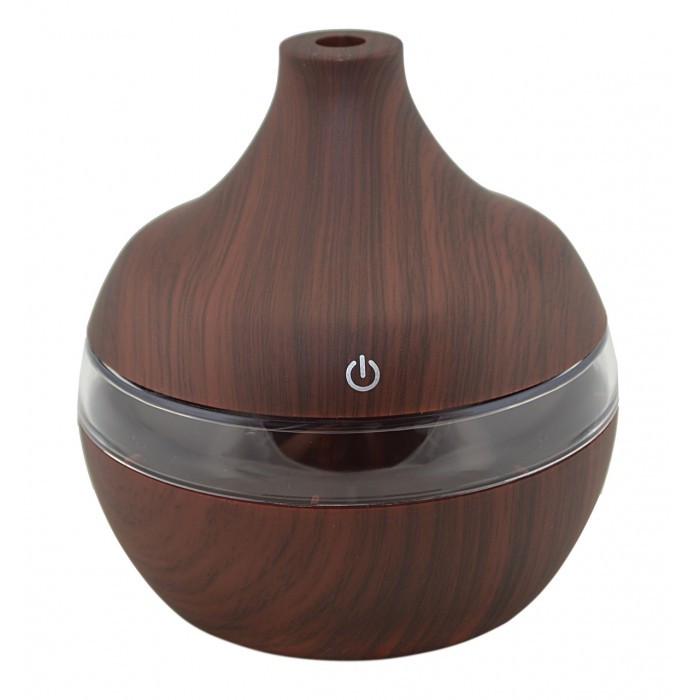 Зволожувач повітря UKC YX025S 200 мл з підсвічуванням Темне дерево (KPY-25S)