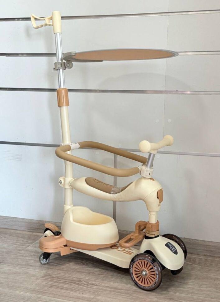 Самокат детский Maraton 3in1 K619G Кремовый Самокат детский Maraton 3in1 K619G Кремовый