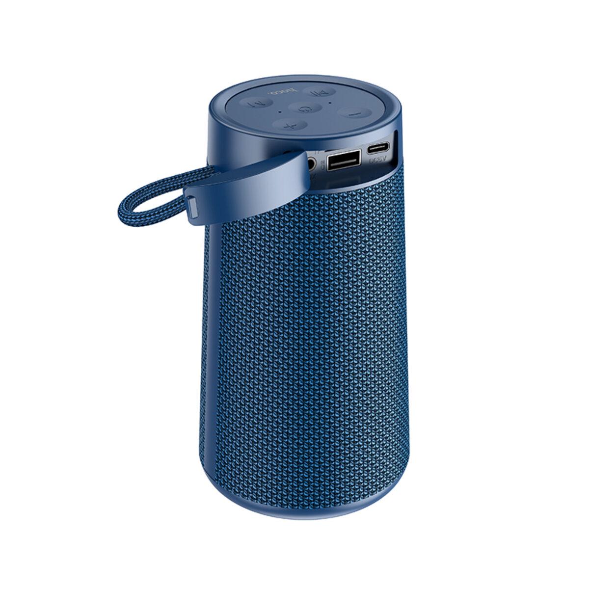 Портативная колонка HOCO HC13 Sports BT Speaker Bluetooth Navy/Blue (000089) - фото 4