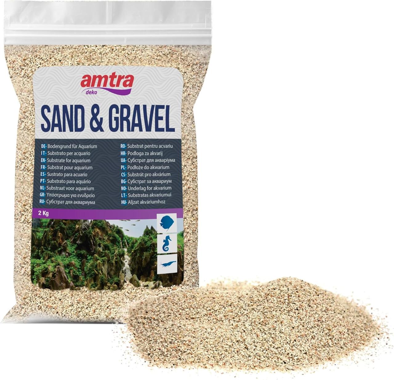 Грунт для аквариума Amtra Quartz Fine 0,8-1,2 мм 2 кг Ivory White (1353847235)