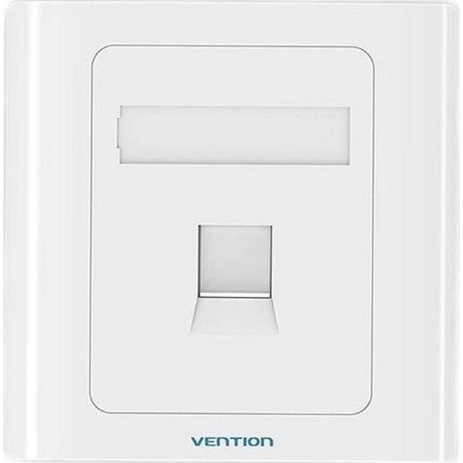 Панель сетевая Vention 1 Port Type86 IFAW0 86x86x8 см Белый (610992)