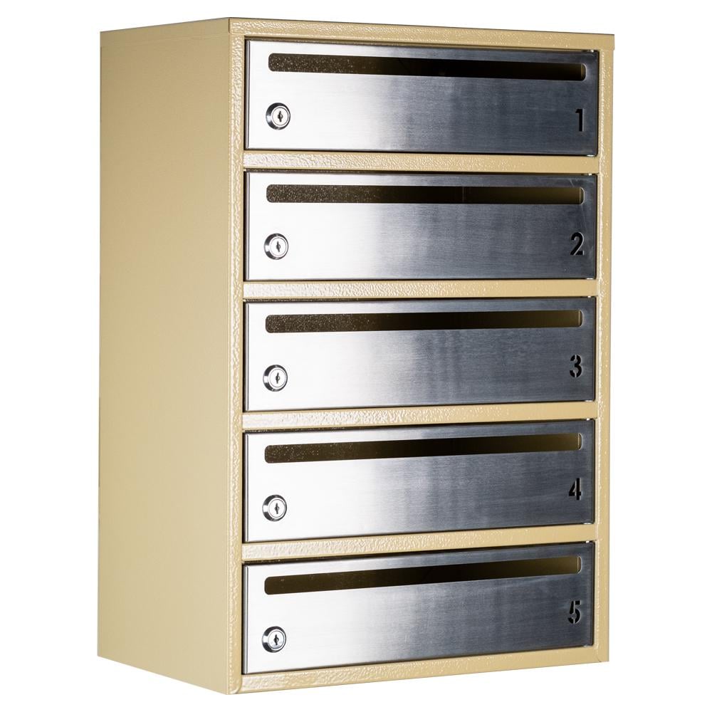 Почтовый ящик многосекционный Е2-05.F RAL 1015/1001 (22050305)