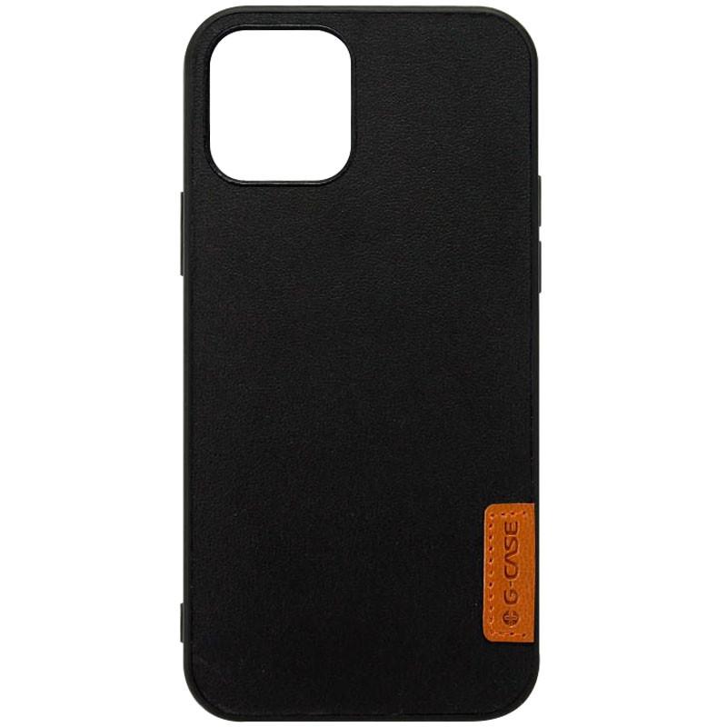 Кожаная накладка G-Case Sheep Skin Dark Series для Apple iPhone 12 Pro Max (6.7") Черный (168403)