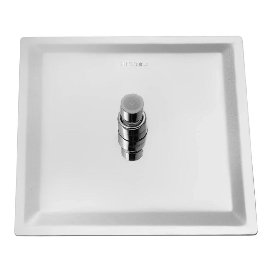 Воронка для верхнего душа Kroner KRP Edelstahl Kubus ESG704-30 из нержавеющей стали Никель (CV022955) - фото 2