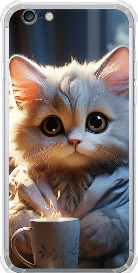 Чехол на iPhone 6 White cat (5646sp-45-42517)