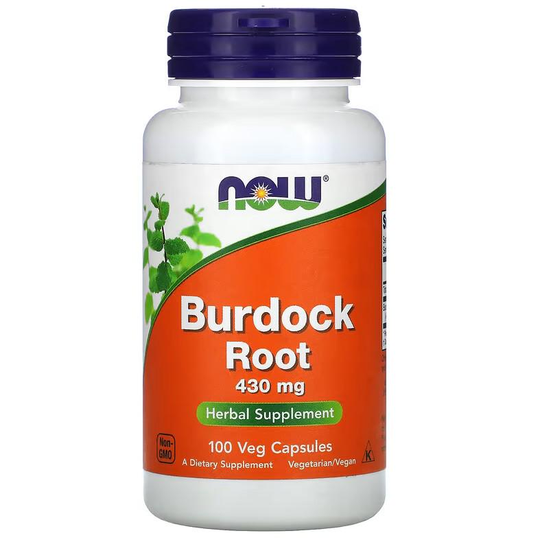 Натуральная добавка Now Foods Burdock Root 430 мг 100 капсул