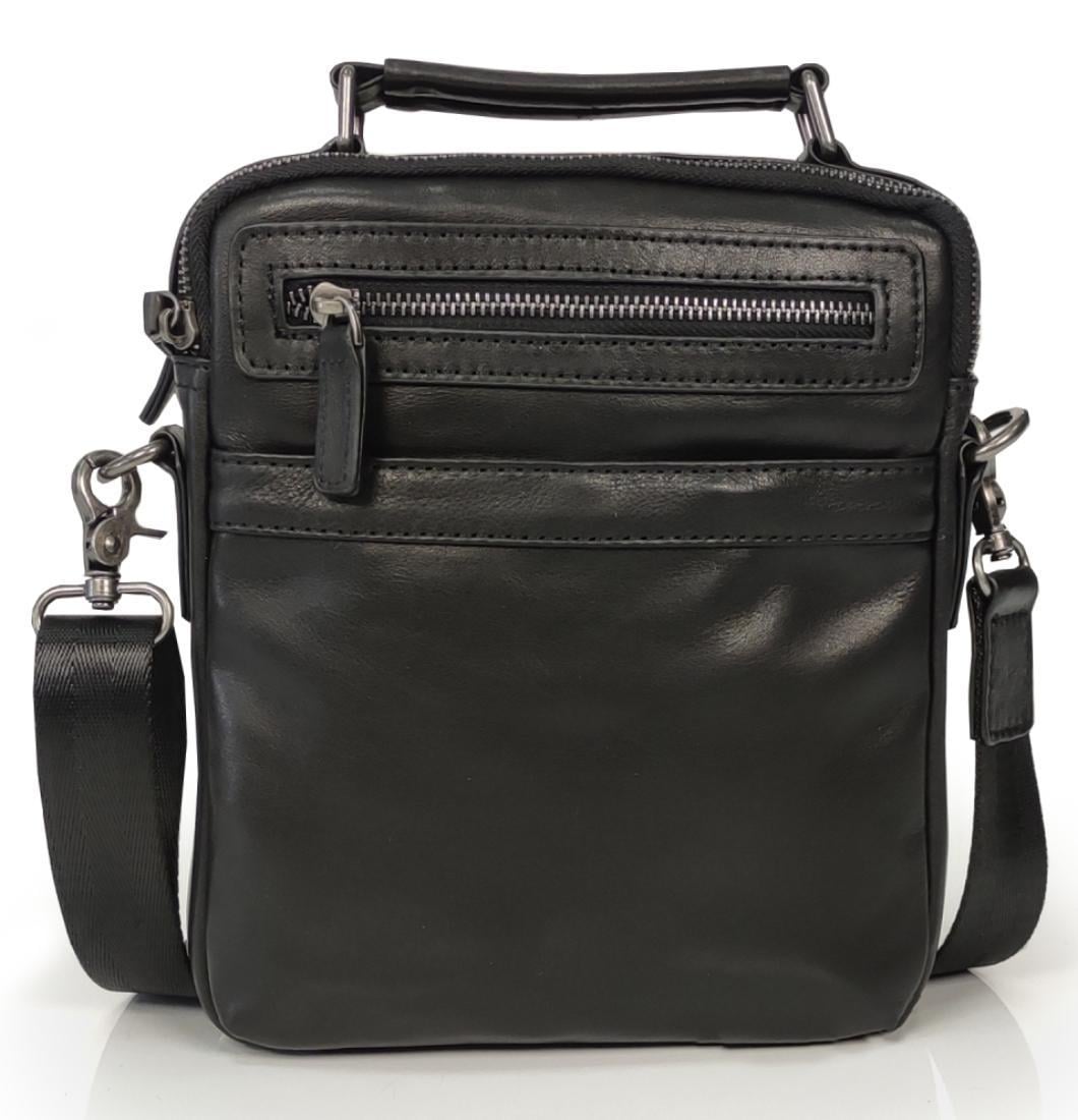 Мужская сумка кожаная Tiding Bag S-JMD10-161-1A Черный (2656559013)