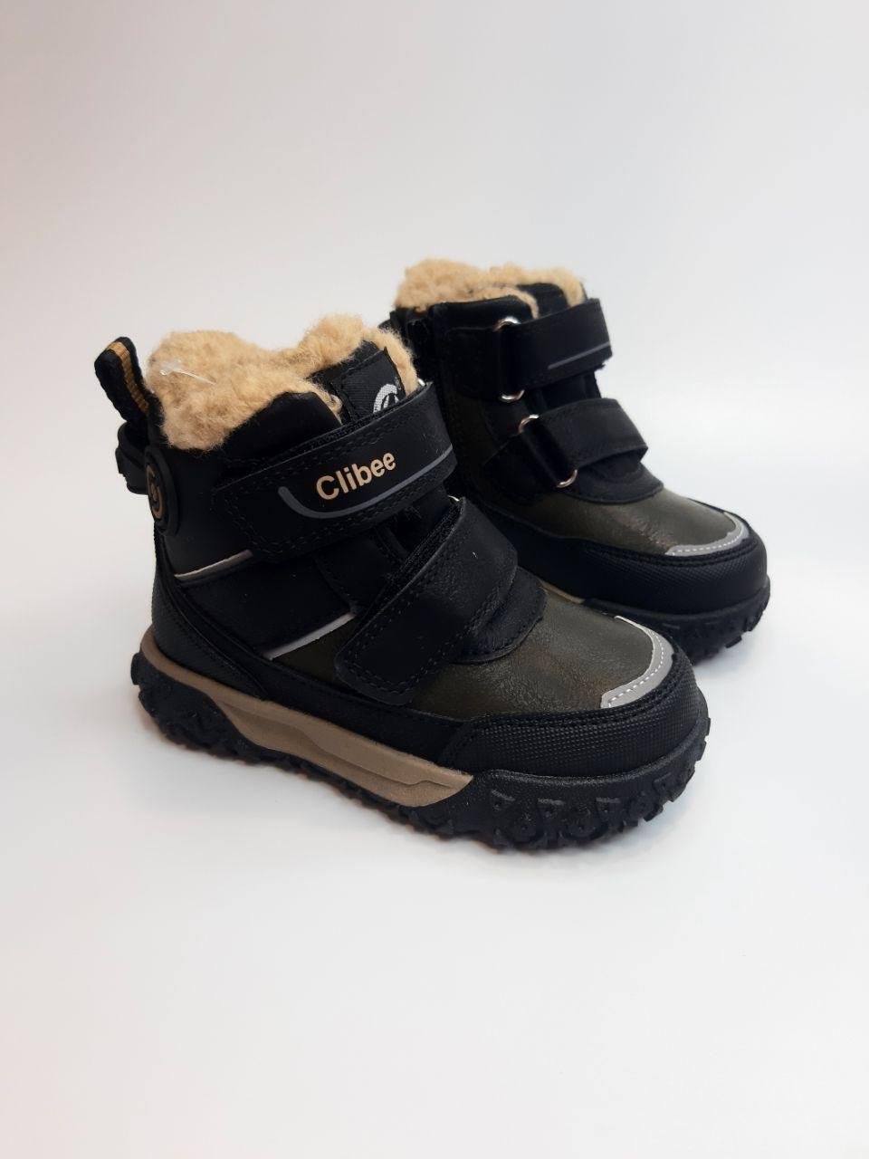 Черевики зимові Clibee для хлопчика р. 25 16,9 см Зелений (617 bl-khaki)