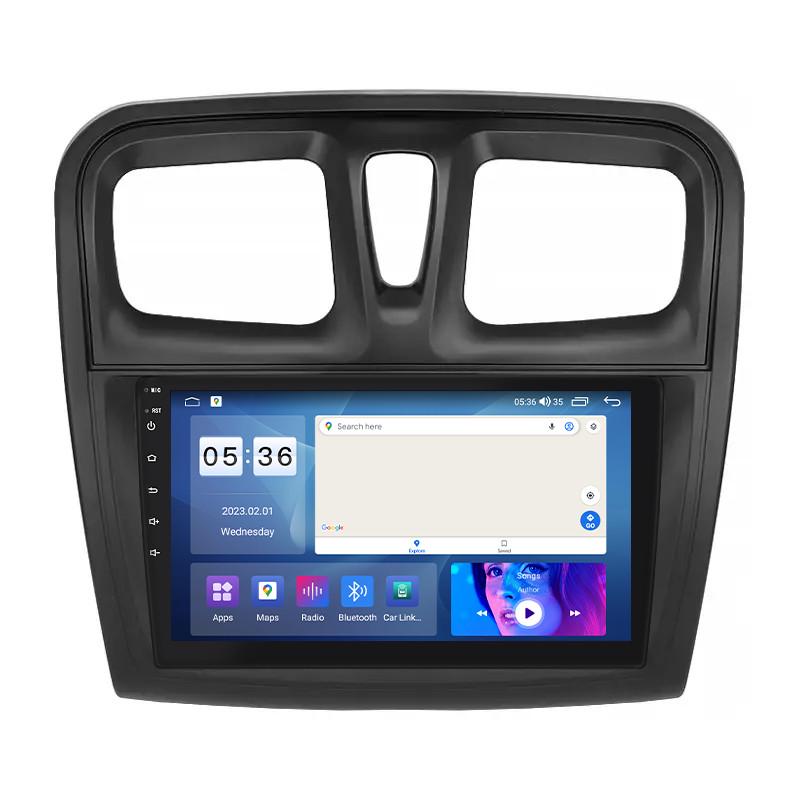 Автомагнитола штатная Lesko для Renault Logan II Рестайлинг ver 2 2018- 4/64Gb CarPlay 4G Wi-Fi GPS Prime 9" (27281891)