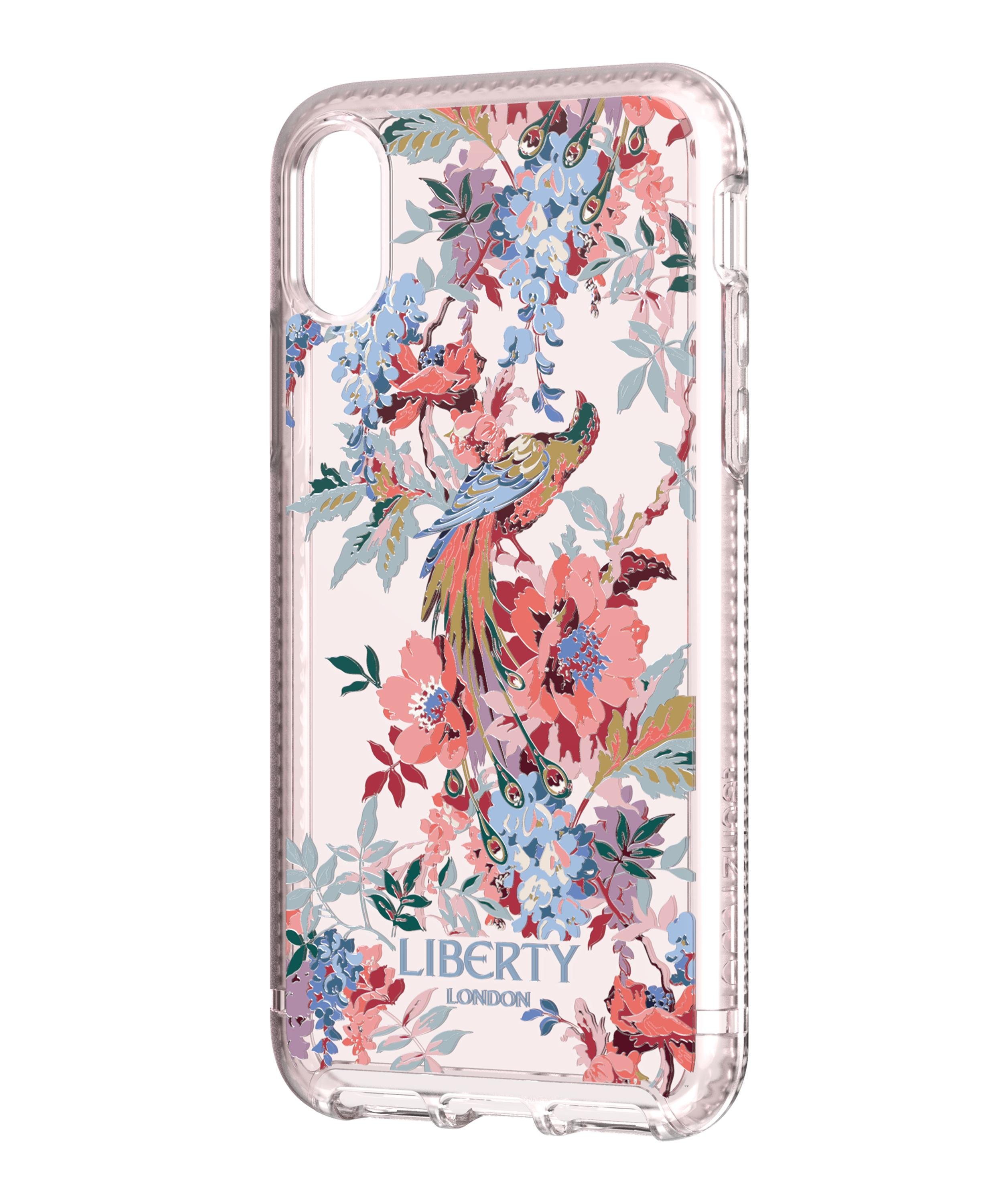 Противоударный чехол London tech21 Liberty для iPhone Xs Max Pure Print Delphine (11015696)