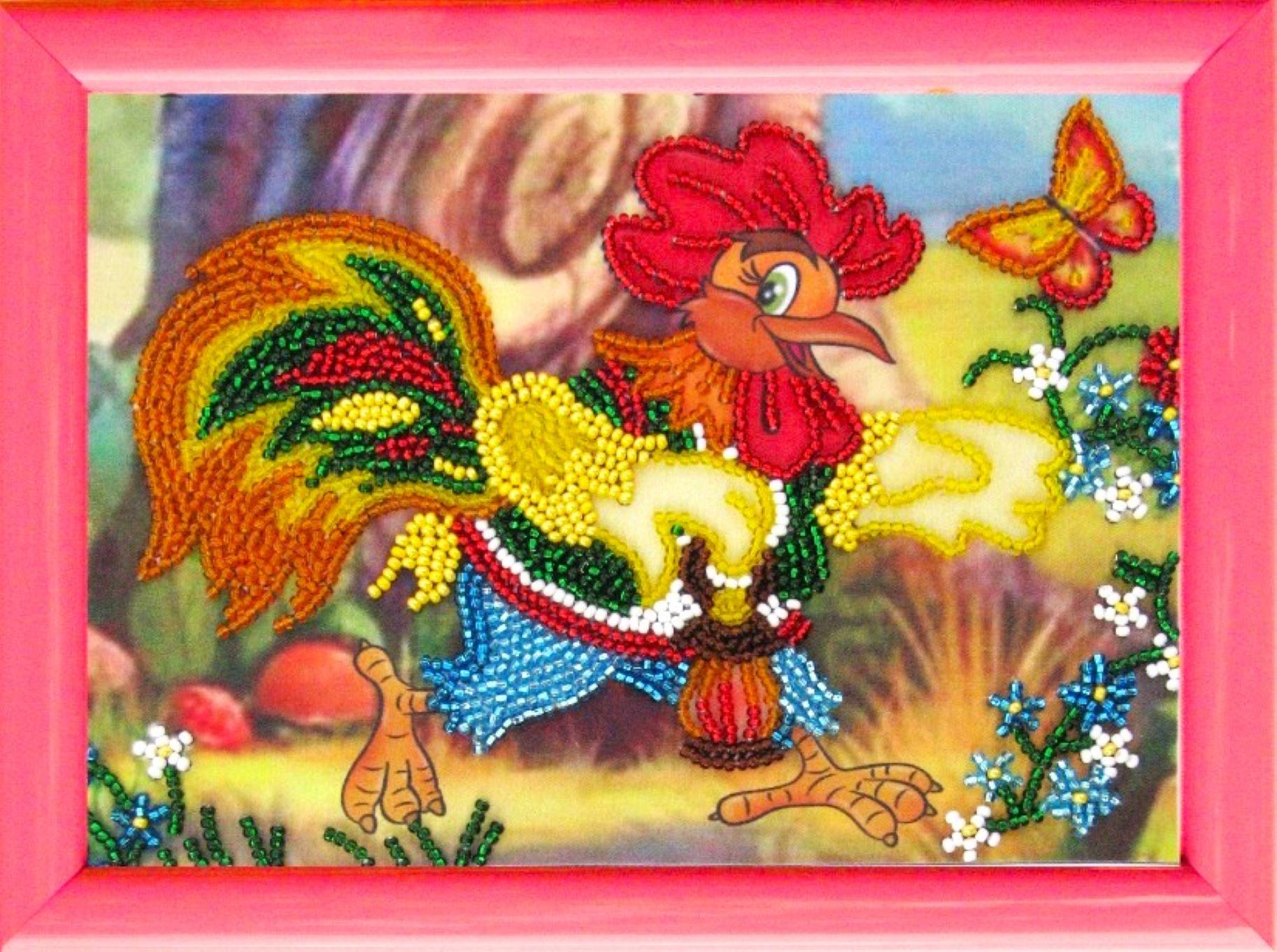 Схема для вишивки бісером BUTTERFLY 924 Півник 17х12 см (924)