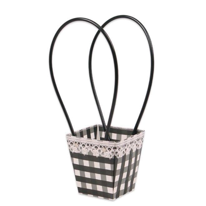 Набор бумажных сумочек для цветов 39235 10 шт. Черный (DR015608)