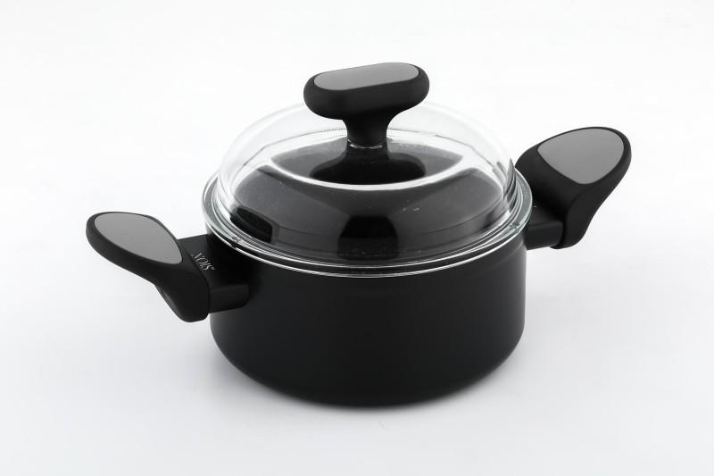 Каструля з кришкою NOIS 830812 Salto 2 л 18 см Silver - фото 1 Каструля з кришкою NOIS 830812 Salto 2 л 18 см Silver - фото 1