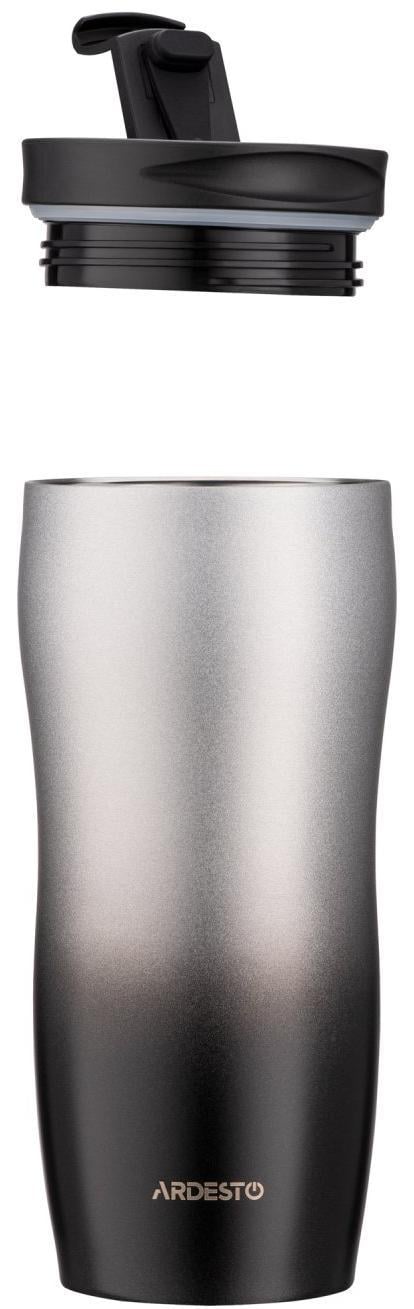Термочашка Ardesto Metallic 450 мл Black (AR2645BM) - фото 2 Термочашка Ardesto Metallic 450 мл Black (AR2645BM) - фото 2