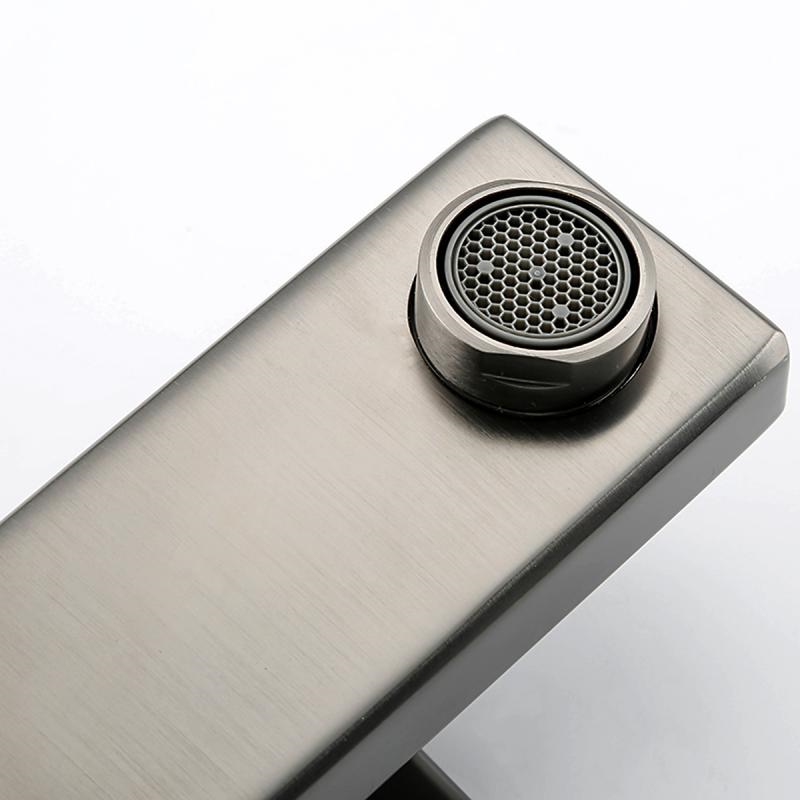 Смеситель для умывальника Gappo G1017-9 Графит (1045067) - фото 8