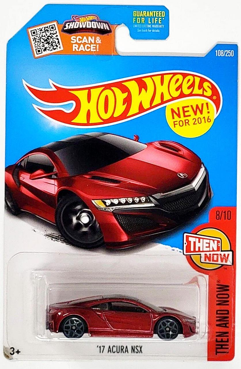 Игрушечная машинка Hot Wheels 17 Acura NSX 2016 Then and Now №108 (DHX21)