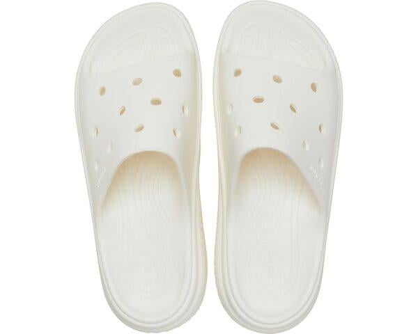 Шльопанці жіночі Crocs Stomp Slide Chalk Craie р. 39-40 W9 Білий (‎209346) - фото 3