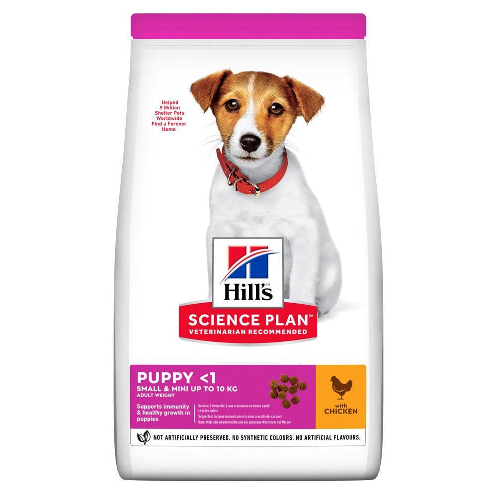 Корм для собак Hill’s Science Plan Puppy Smal&Mini для цуценят малих і мініатюрних порід з куркою 3 кг - фото 1 Корм для собак Hill’s Science Plan Puppy Smal&Mini для цуценят малих і мініатюрних порід з куркою 3 кг - фото 1