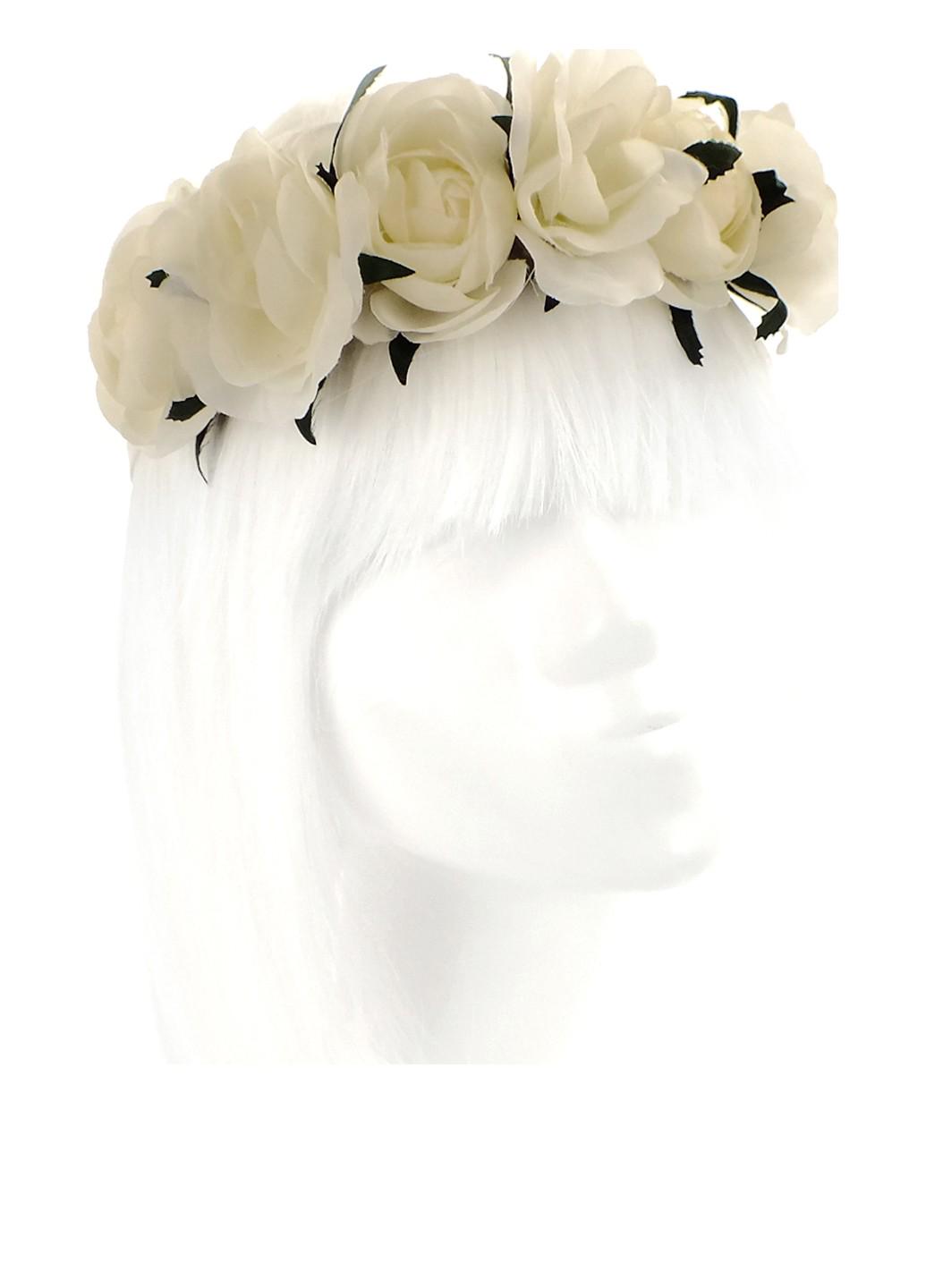 Венок Helena из белых роз (19-50WT)