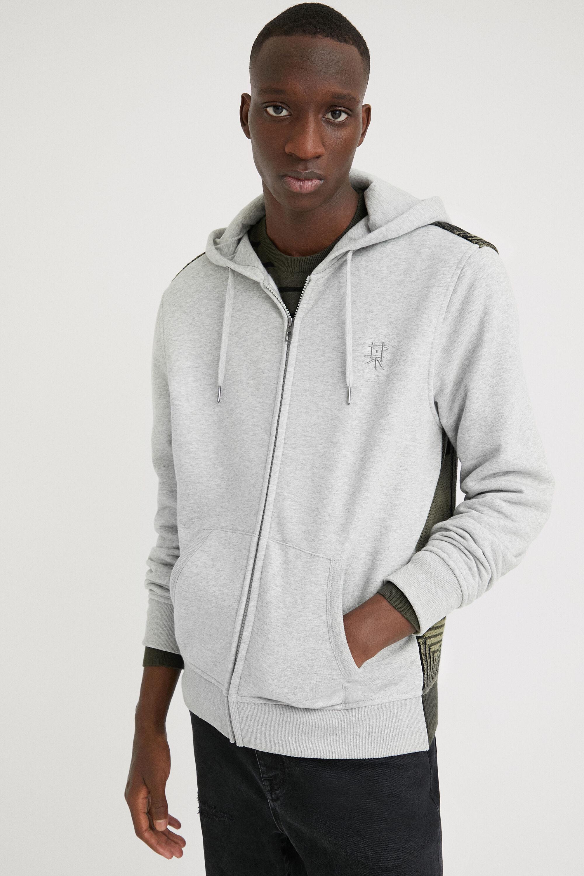 Свитшот мужской Desigual 22smsk03 XL Серый Свитшот мужской Desigual 22smsk03 XL Серый