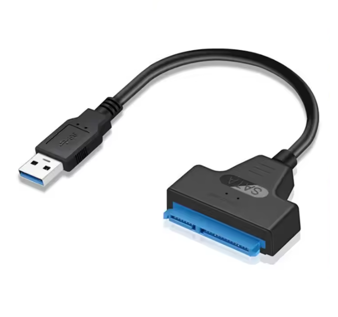 Кабель - переходник USB 3.0 на SATA III 2.5 для подключения HDD SSD 7+15 PIN Кабель - переходник USB 3.0 на SATA III 2.5 для подключения HDD SSD 7+15 PIN